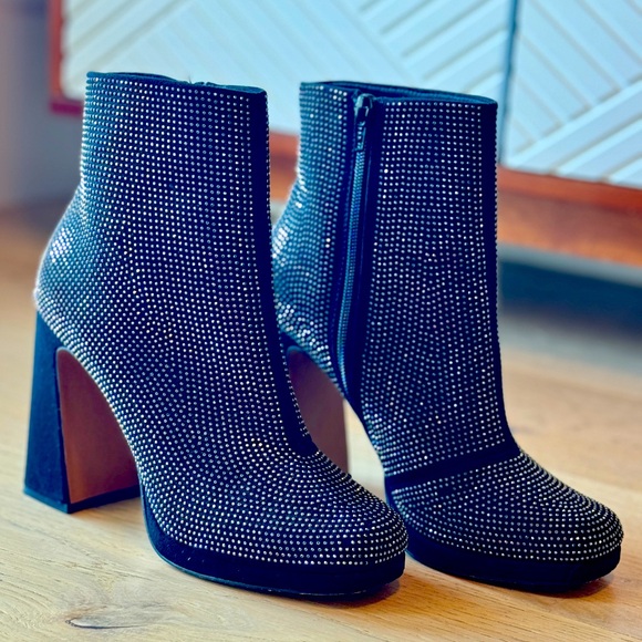 ASOS Embellished platform boots - Size US 9/ UK 7 - Picture 6 of 9